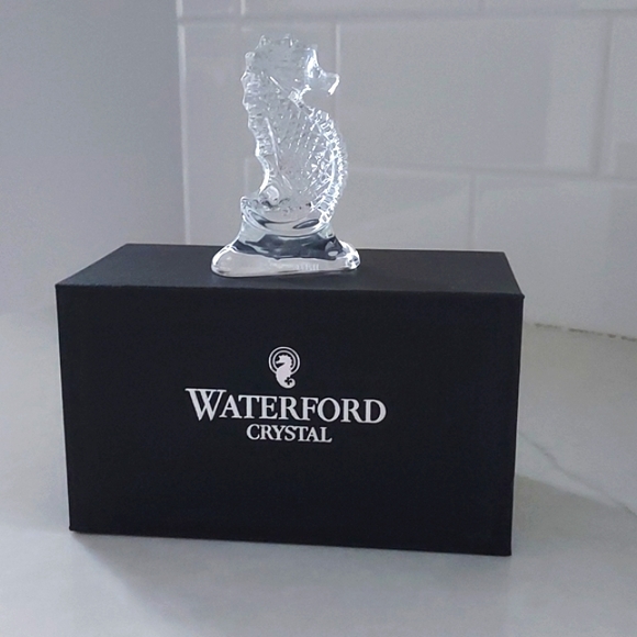 Waterford Crystal Other - WATERFORD Crystal Seahorse Memento in Box NWT Measures 2.5"